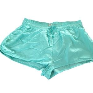 Womens light teal green background sport short